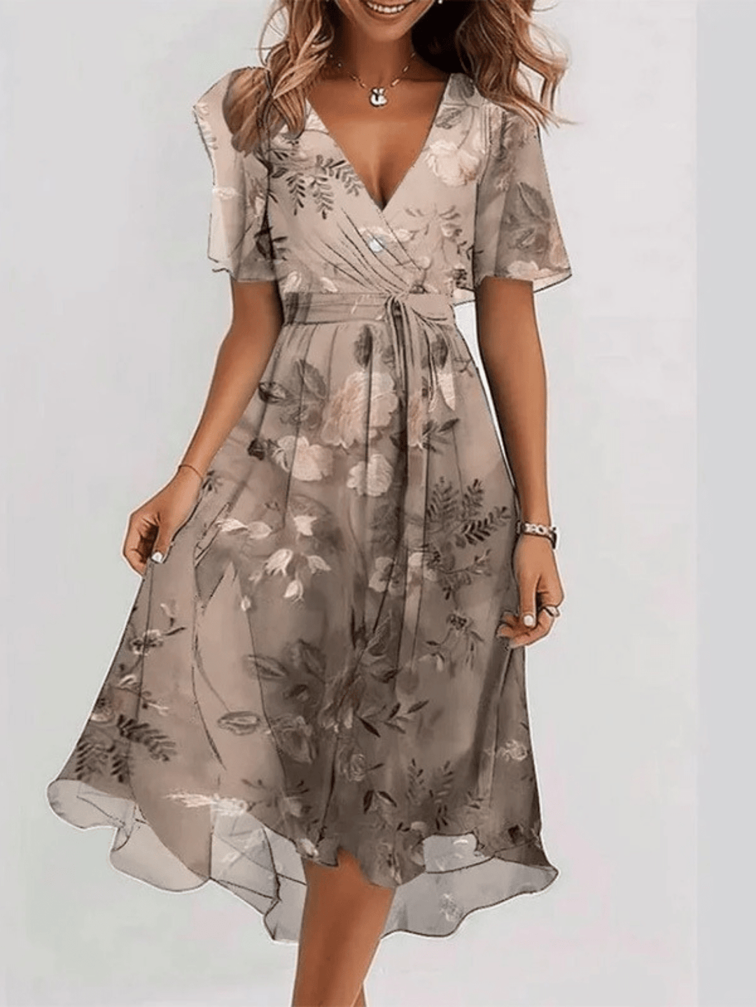 Matilda™ | Summer Dress With Belly Cover - Rossis Family Boutique Miami