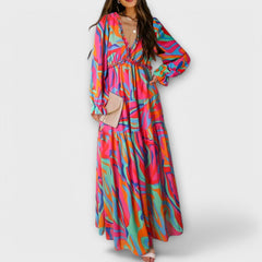 Ynah | Elegant Maxi Dress - Rossis Family Boutique Miami