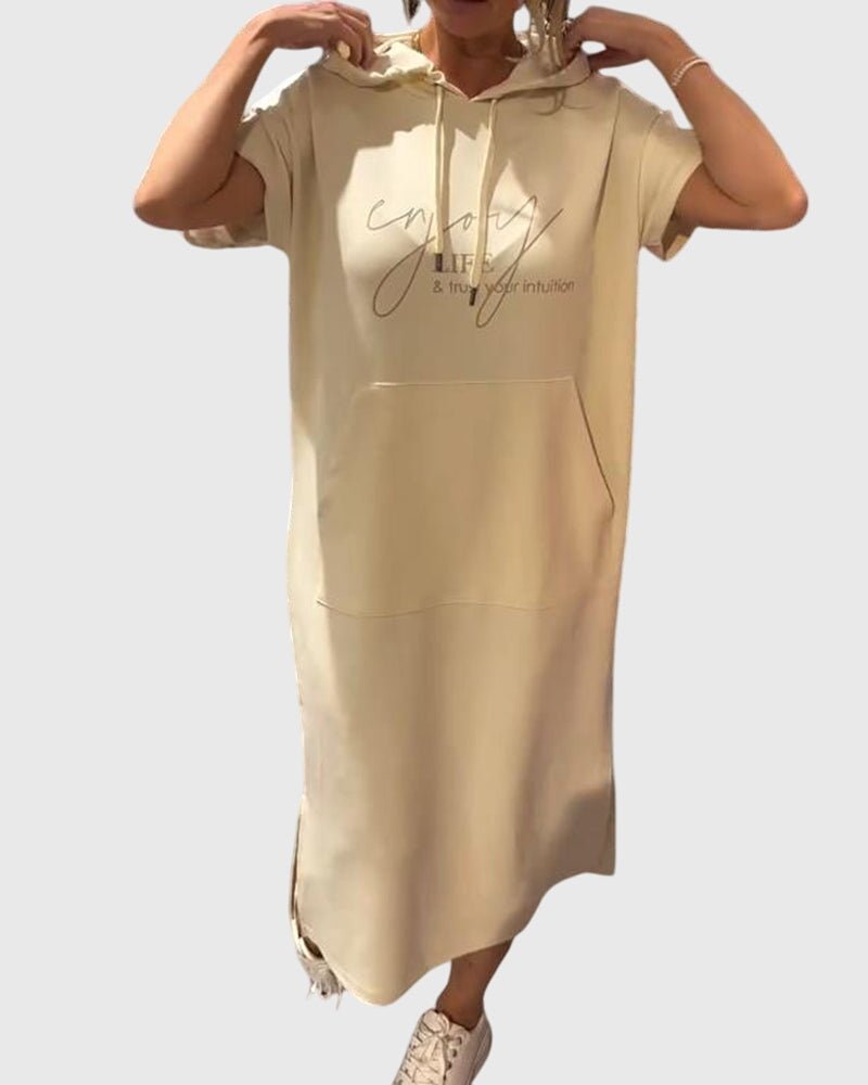 Marlowe™ | Casual Hoodie Dress - Rossis Family Boutique Miami