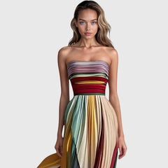 Flora™ - Premium Long Dress - Rossis Family Boutique Miami