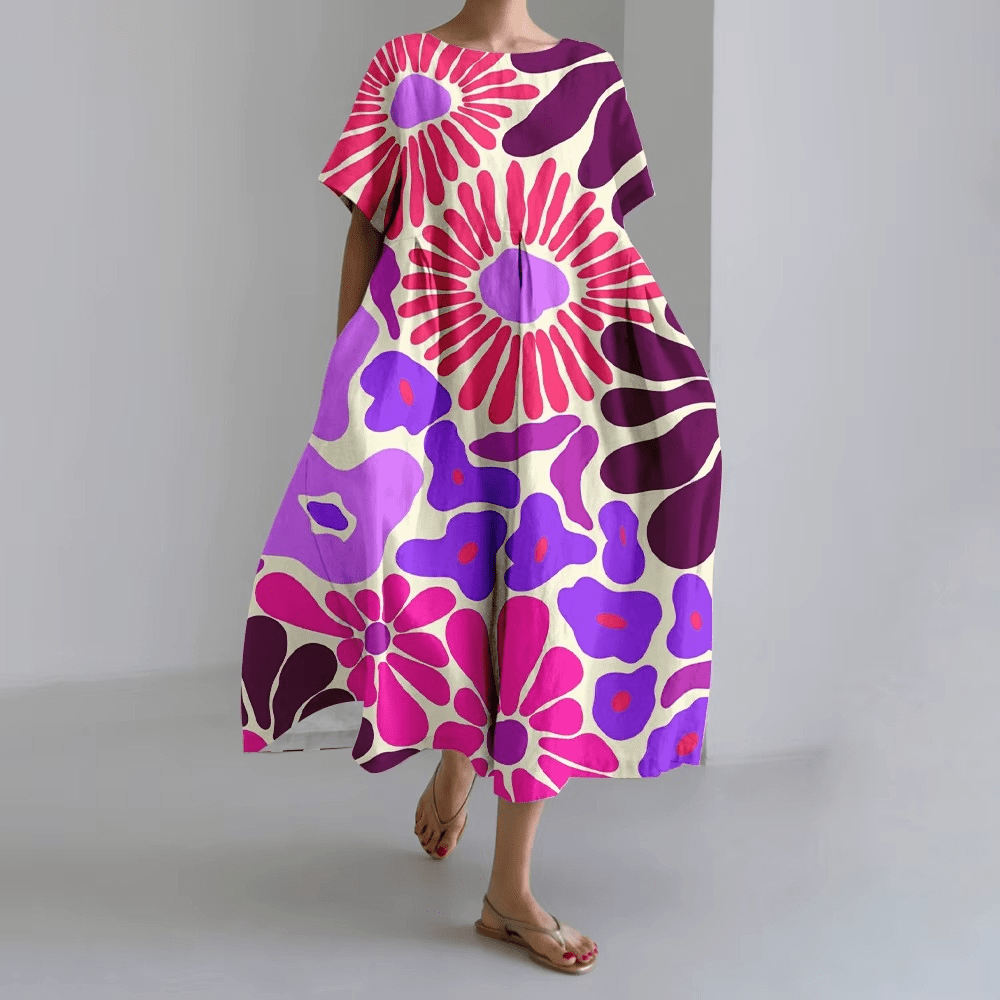 Daisy | Art Dress - Rossis Family Boutique Miami