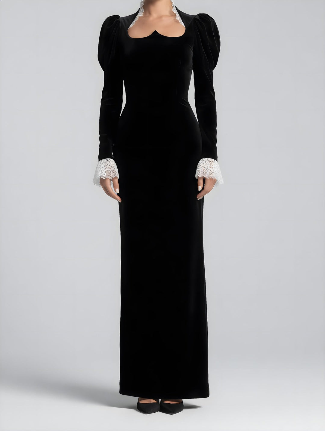 Elara Velvet Dress - Luxe Atire