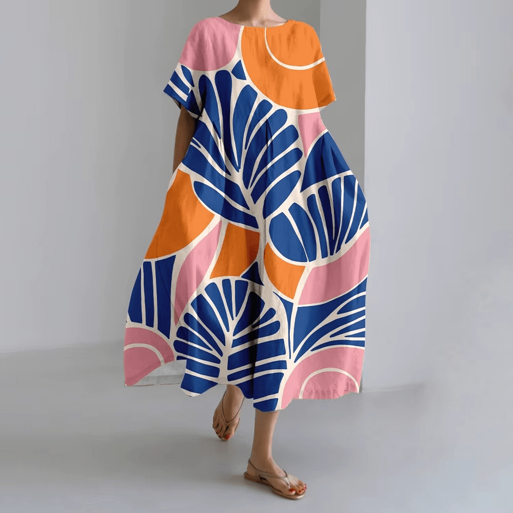 Sarah | Art Dress - Rossis Family Boutique Miami