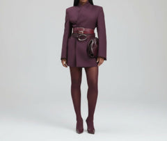 Crimani Belted Blazer Dress - Luxe Atire