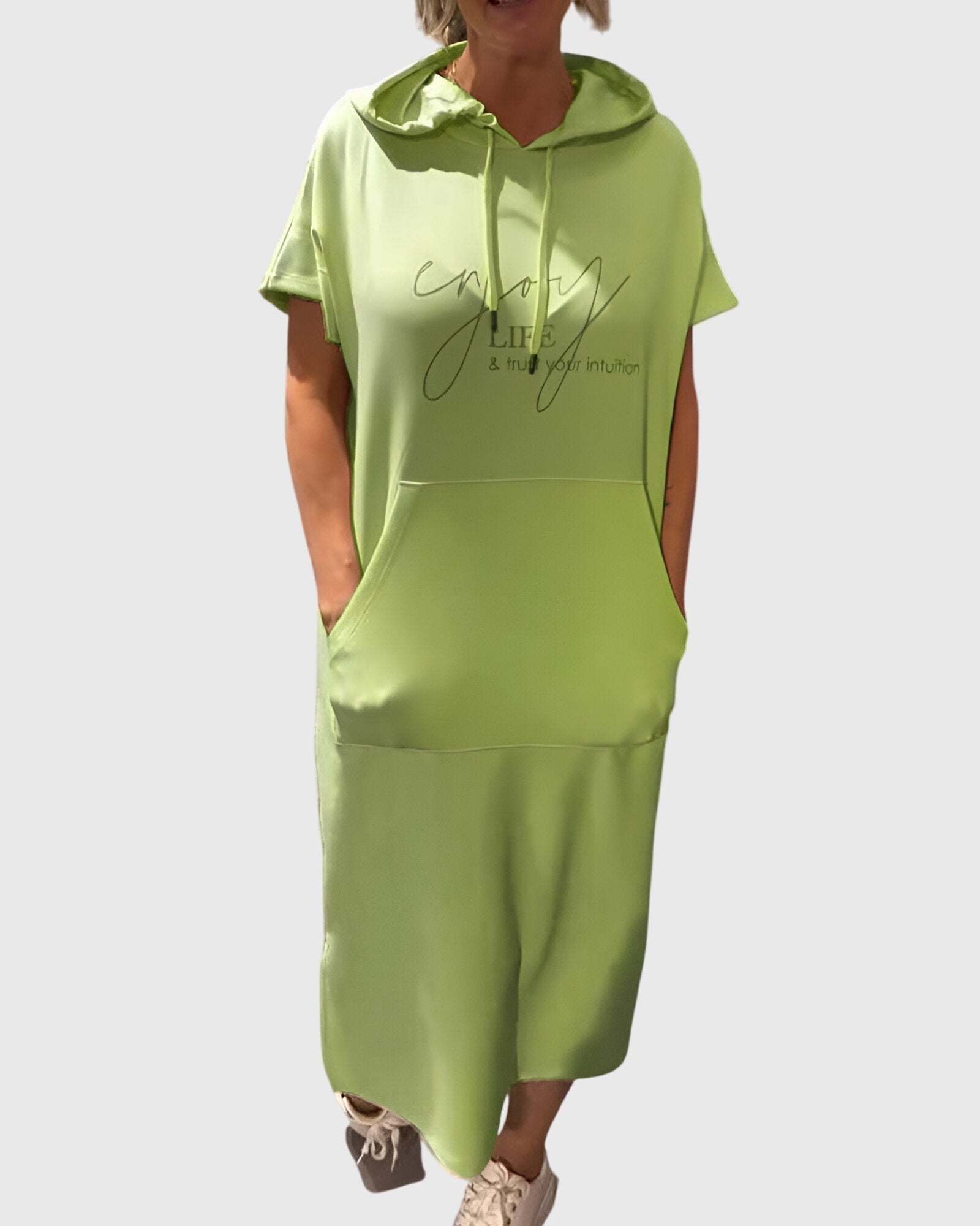 Marlowe™ | Casual Hoodie Dress - Rossis Family Boutique Miami