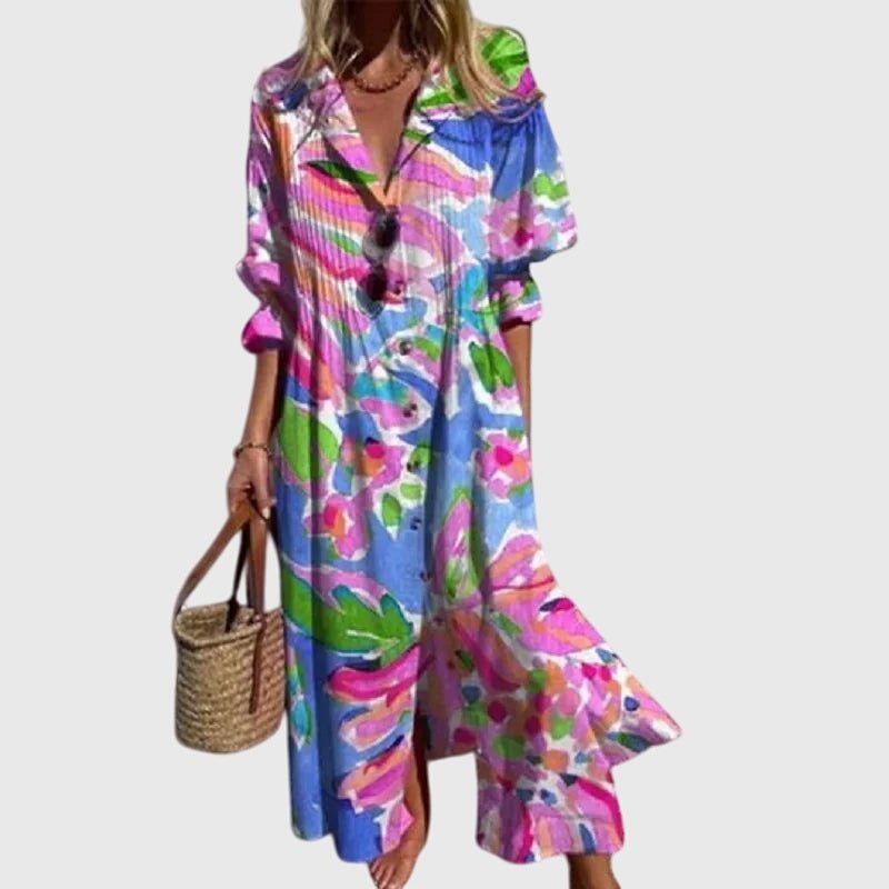 Zariah | Elegant Bohemian Dress - Rossis Family Boutique Miami