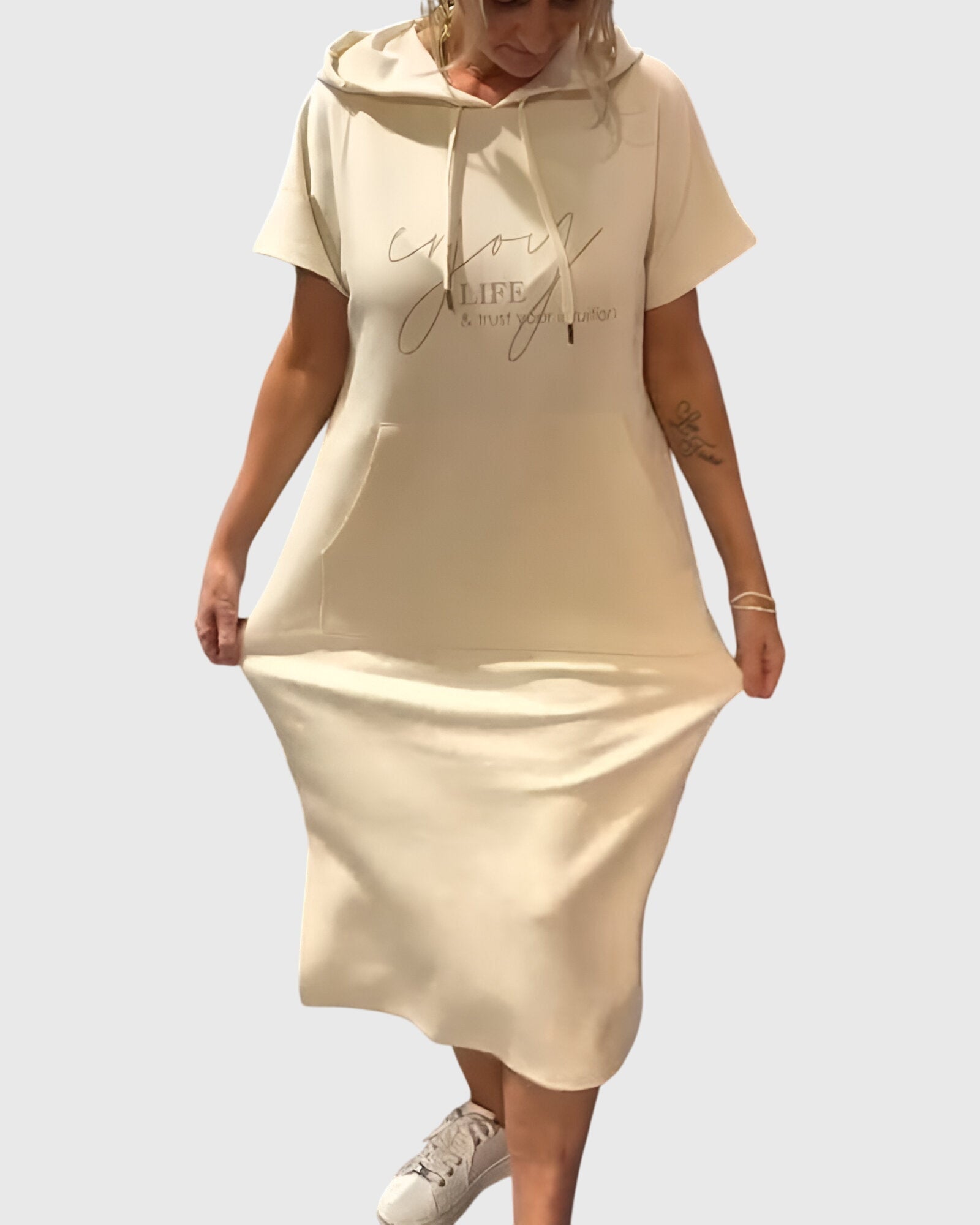 Marlowe™ | Casual Hoodie Dress - Rossis Family Boutique Miami