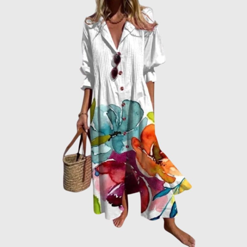 Zariah | Elegant Bohemian Dress - Rossis Family Boutique Miami