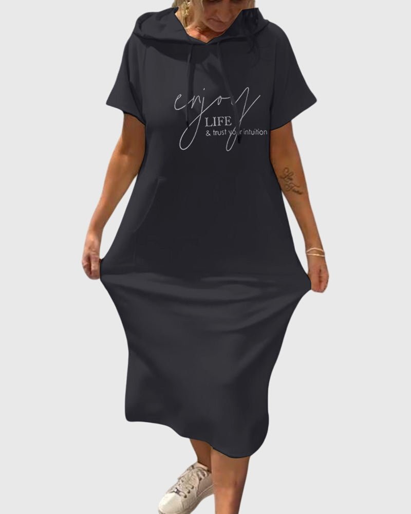 Marlowe™ | Casual Hoodie Dress - Rossis Family Boutique Miami