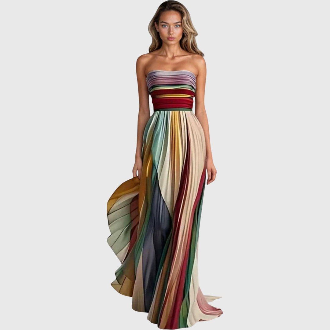 Flora™ - Premium Long Dress - Rossis Family Boutique Miami