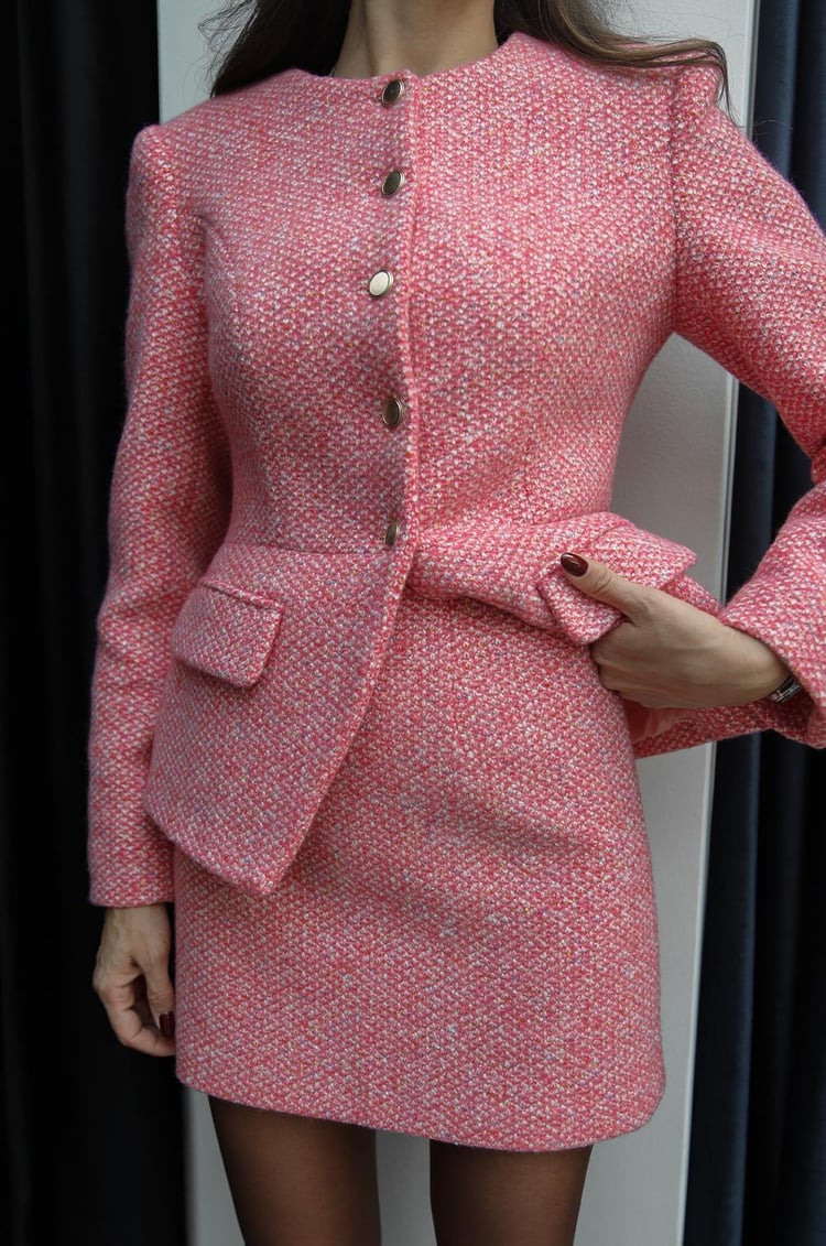 The Élise Tweed Set - Luxe Atire